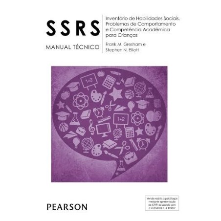 SSRS - Inventário de Habilidades Sociais, Problemas de Comportamento e Competência Acadêmica para Crianças - Kit de Reposição
