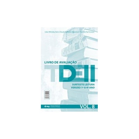 TDE II - Livro de Avaliação Subteste Leitura 1º ao 4º ano