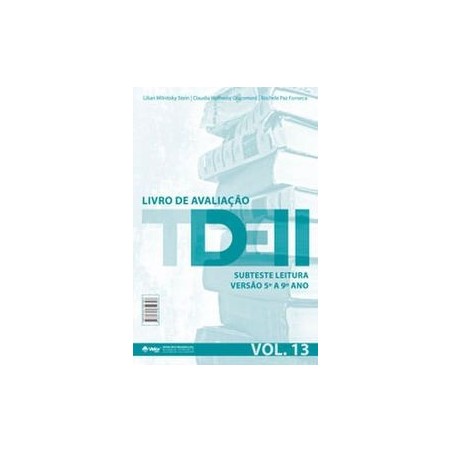 TDE II - Livro de Avaliação Subteste Leitura 5º ao 9º ano