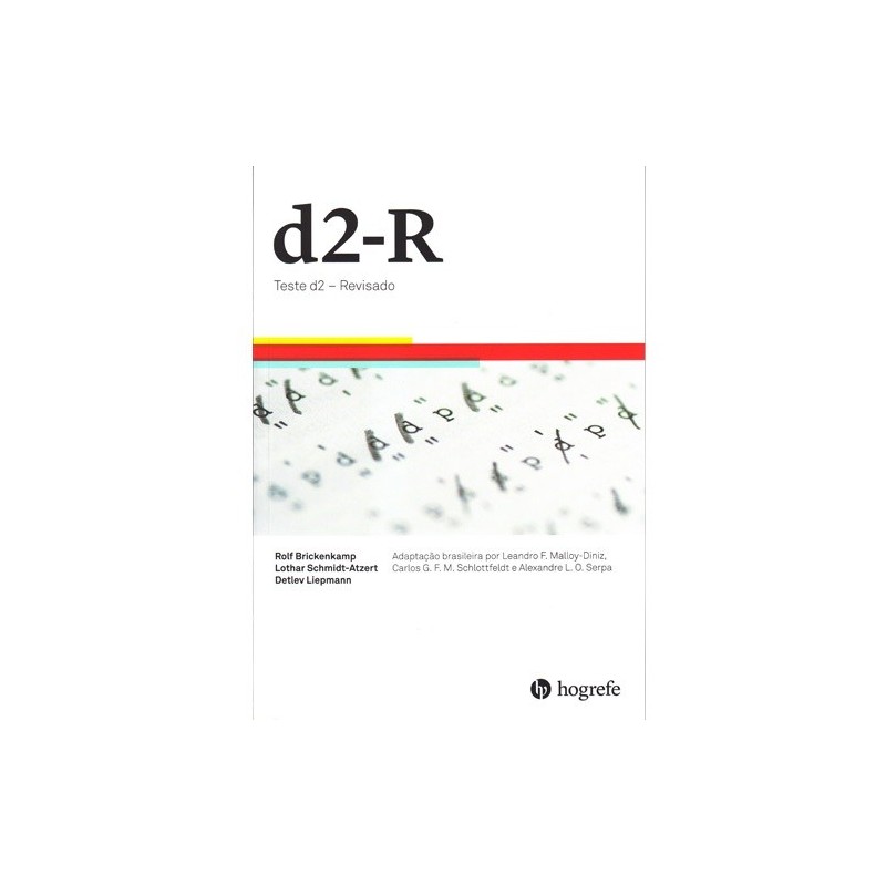 d2-R - Teste d2 Revisado - Kit Completo