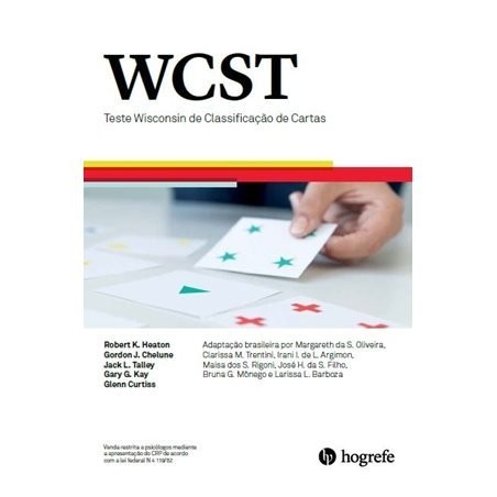 WCST - Teste Wisconsin de Classificação de Cartas - MANUAL 