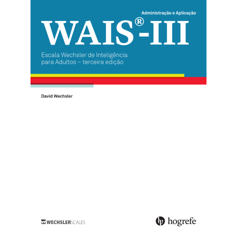 wais iii escala de inteligência wechsler para adultos kit